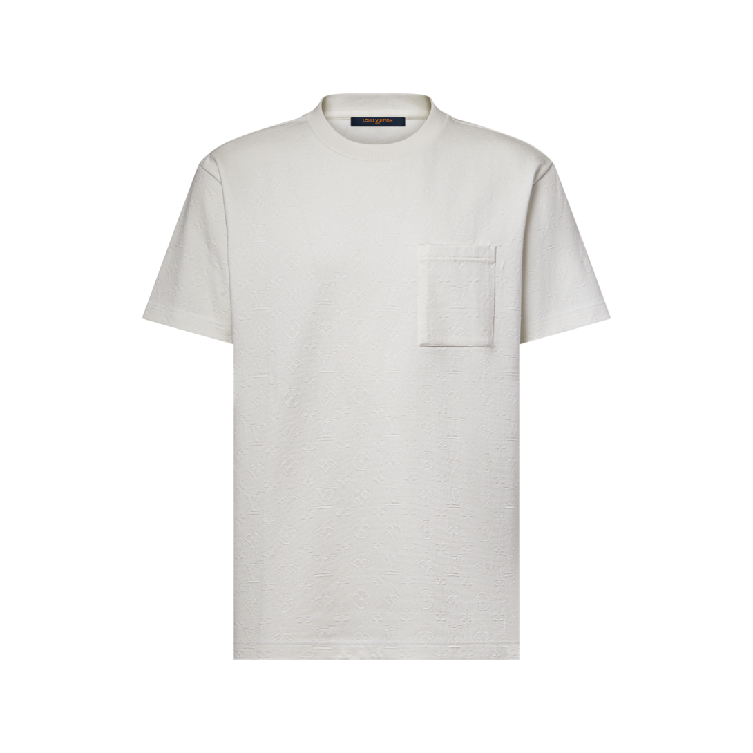Monogram Piqué T-Shirt - Luxury White | LOUIS VUITTON
